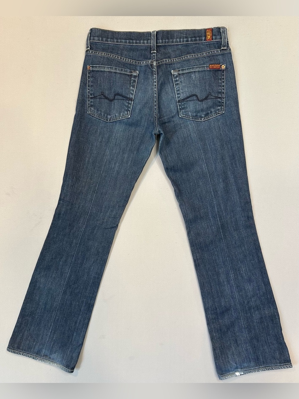 Vintage Y2K 7 For All Mankind Original Bootcut Jeans Made in USA NYD Wash Sz 30